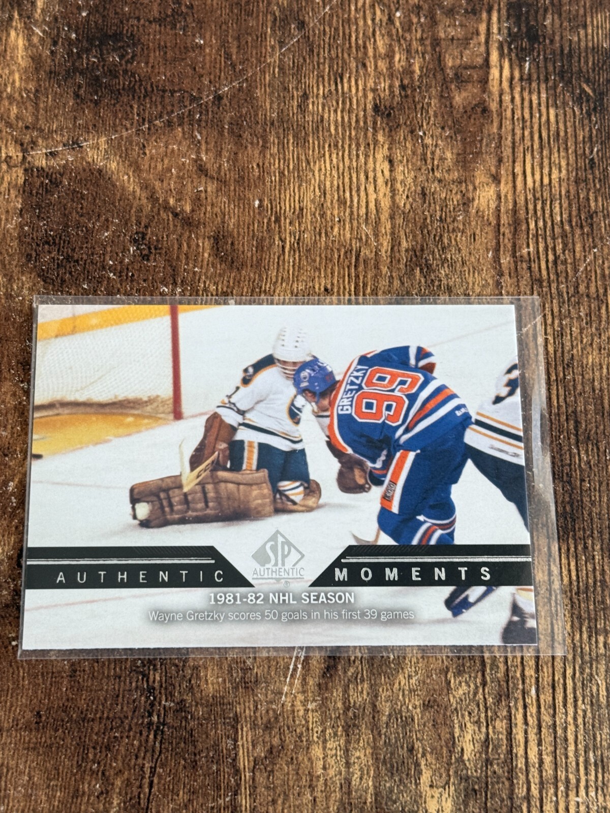 2013-14 SP Authentic Authentic Moments Wayne Gretzky #168 HOF