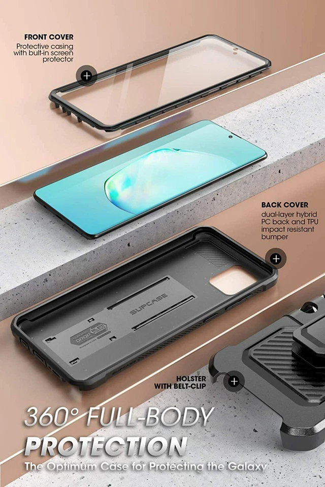 Galaxy Note 10 Lite Case SUPCASE UBPro Full Body Holster Stand Screen Protector - Image 2 of 4