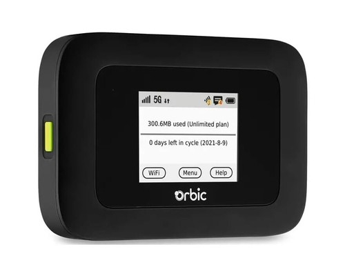 Orbic Speed 5G & 4G UW Mobile Data Hotspot R500L Locked to Verizon Only ...