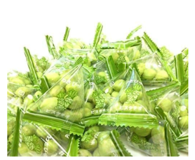 SENNARIDO Wasabi Pistachio Japanese Snack Spicy 215g × 2 Packs