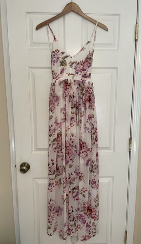 Miss Avenue Maxi Floral Cocktail Dress 