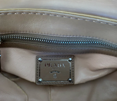 Prada Pattina Sottospalla Patent Leather Bag