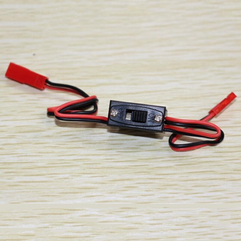 5X(2 Pcs On/Off Switch Receiver JST Connector for RC 1/10 1/8 Car ...