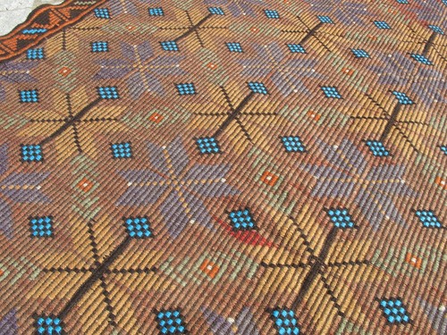 oriental tribal turkish narrow kilim,wide runner,hallway rug nomad tent rug - Picture 13 of 17