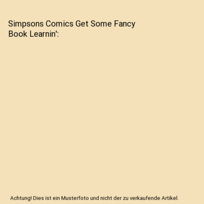 Simpsons Comics Get Some Fancy Book Learnin', Matt Groening