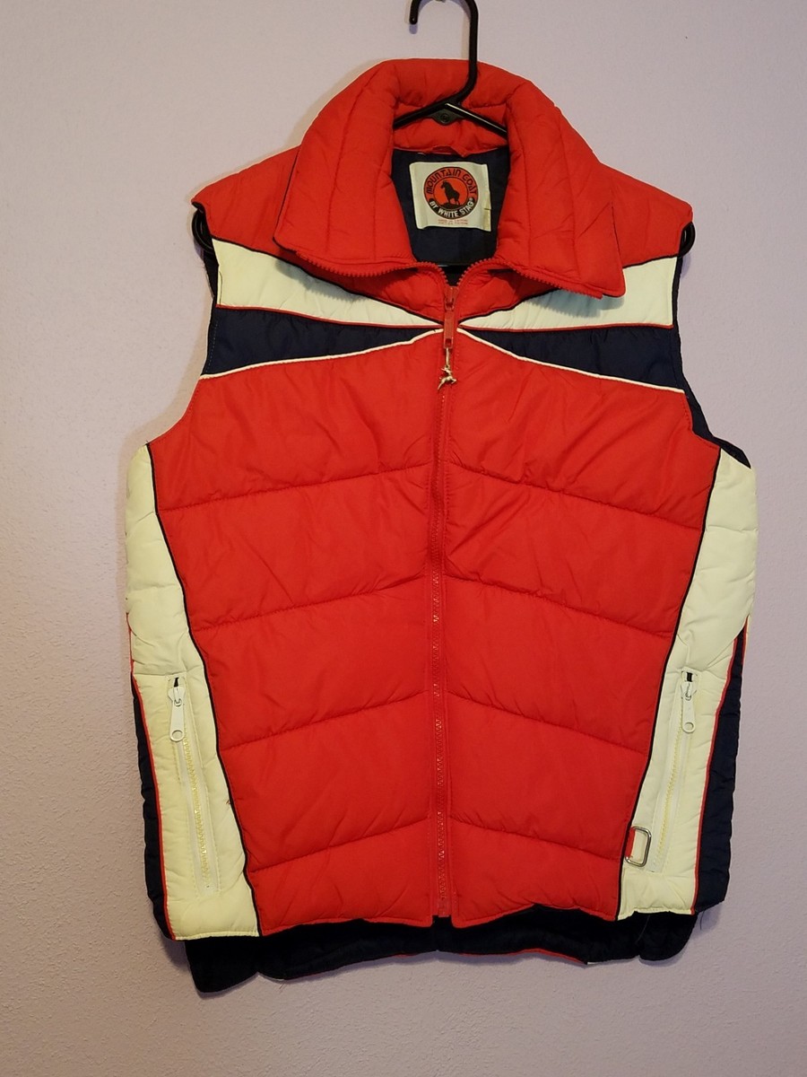 NICE Vintage Mountain Goat by White Stag Puffer Vest 10% Down Fill 