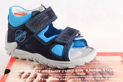 Superfit Jungen LL-Sandale blau KV Lederfußbett Neu !!! - Bild 1 von 4