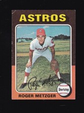 1975 Topps Mini Roger Metzger #541 Houston Astros