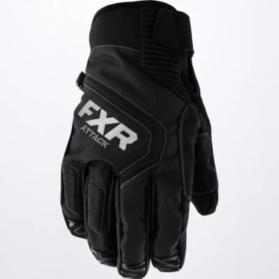 FXR ''ATTACK LITE'' SNOWMOBILE GLOVES WATERPROOF WRIST ADJUSTER - MEN'S 3XL