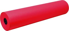 Pacon  Art Paper Roll, 3-Feet by 500-Feet, Festive Red (100601)