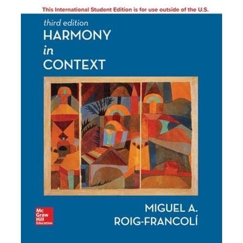 ISE Harmony im Kontext - Taschenbuch / Softback NEU Roig-Francoli, 29.03.2019 - Bild 1 von 2