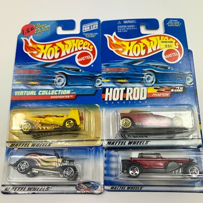 Hot Wheels Classics Lot of 4 Different Cars From 1999 - Fast