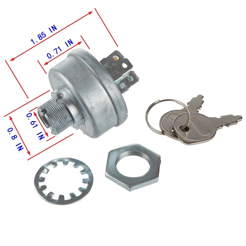 92377, 91846 Ignition Starter Switch with Keys Fits Murray