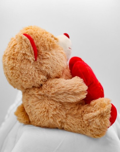 Süßer kleiner Teddybär perfektes Geschenk zum Valentinstag weiches Stofftier Plüsch - Bild 4 von 12