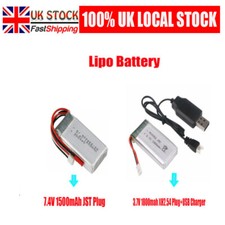 3.7V/7.4V Lipo Battery 1800mah/1500mAh Plug for RC Car Truck Airplane Quadcopter