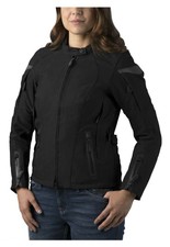 Harley-davidson Women's Fxrg Triple Vent System Riding Jacket, Black 98266-19vw