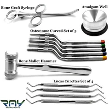 Bone Mixing Amalgam Well Surgical Implant Dental Bone Grafting Instruments CE