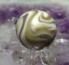 .77" JABO ROD MARBLES W/ AV.  SWIRL TOY NM+