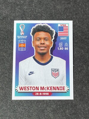 2022 Panini FIFA World Cup Qatar Sticker WESTON MCKENNIE United States USA  14