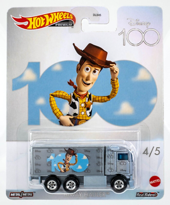 2023 Hot Wheels Pop Culture Disney 100 #4 Hiway Hauler™ WOODY TOY