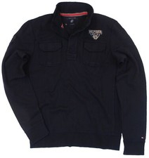 Tommy Hilfiger Men's Mock Neck Knit Pullover-Navy-2XL