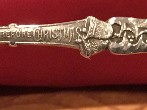 Night Before Christmas Santa Claus Gorham Sterling Souvenir Spoon - Picture 5 of 12