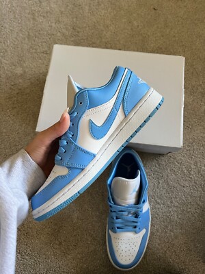 Women's Size 7.5 Men's size 5.5- Nike Jordan 1 Low UNC 2020 with Box (Verified) 193658005333| eBay