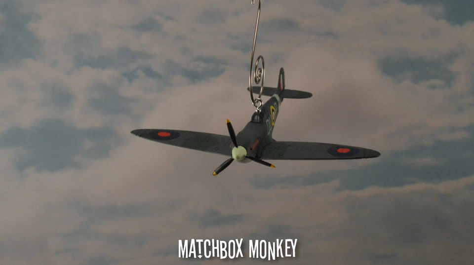 Supermarine Spitfire WWII Single Prop Plane Christmas Ornament Airplane Aircraft - Image 2 of 4