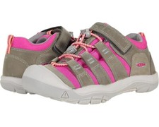 KEEN Big Kids Newport Shoe, Size 7, in Grey/Very Berry, New in Box