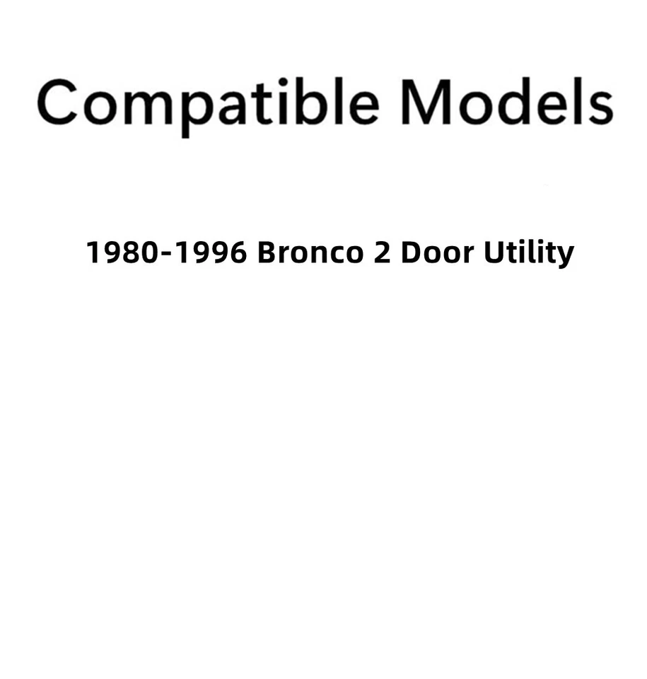 Fit 1980-1996 Ford Bronco Rear Back Window Glass Power Drop Down Non-Heated - Imagem 3 de 4