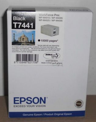 Epson T7441 XXL Ink Black Workforce Pro WP M4015 M4095 M4525 M4595 2023 A