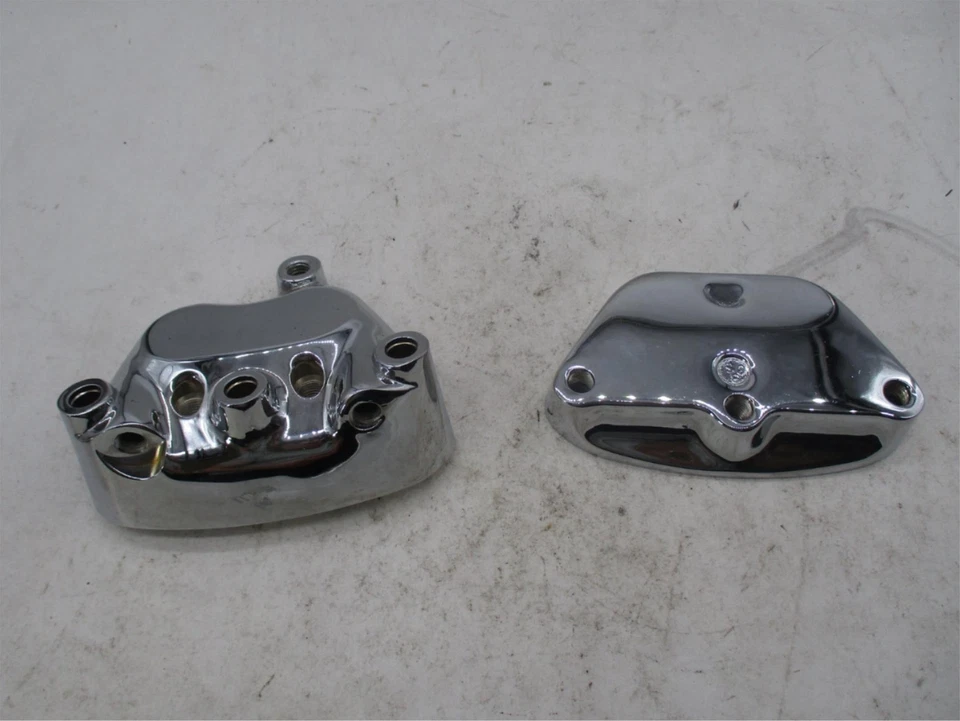 Harley Davidson Dyna FXD Softail FXST Chrome Left Front Brake Caliper 44046-00 - Image 3 of 4