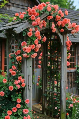80002313 Kletterrrose Biblo lachsfarbe Climbing Rose 15 Samen