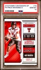 Patrick Mahomes RARE ROOKIE TICKET PANINI INVESTMENT CARD SSP ROY MINT PSA 10