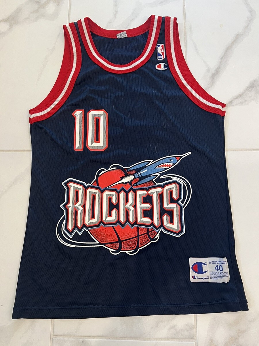 8*8様 HOUSTON Rockets CASSELL 10 ジャージ 40サ SAM CASSELL Houston Rockets Vintage Champion Jersey 44 NBA