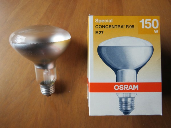 Osram Concentra Reflektor R95 150W 35° E27 230V Reflektorlampe Made In Europa-image