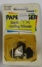 Replacement Cutting Wheels Paper Tiger Fits Models 2966 & 2976, Zinsser NOS