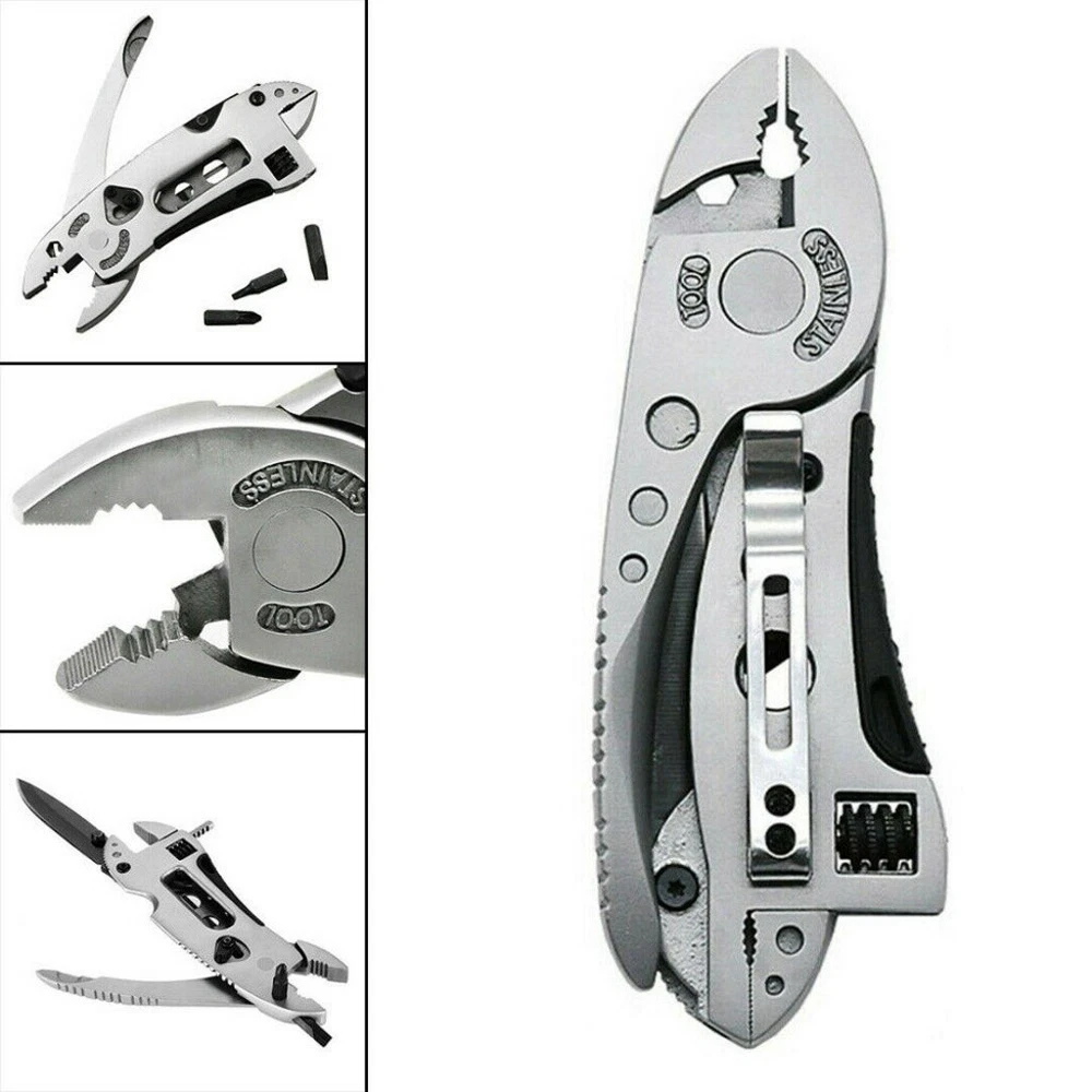 Multi Tool Pliers Portable Outdoor Survival Compact Folding Pocket Screwdriver