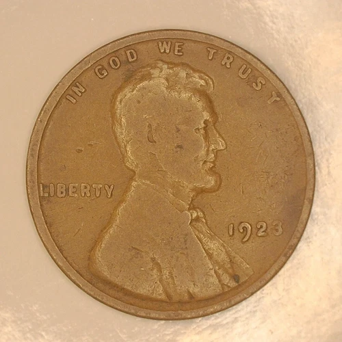 1923 P Lincoln Wheat Cent #09 Fine Looking Rare Coin