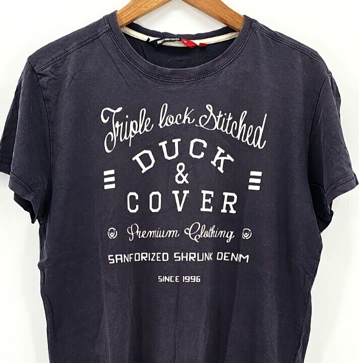 ALTRA T shirt uomo Duck and Cover maglia manica corta estiva taglia M 100% cotone