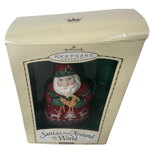 2004 HALLMARK Ornament Keepsake Santas from Around the World NORWAY IOB - Picture 8 of 14