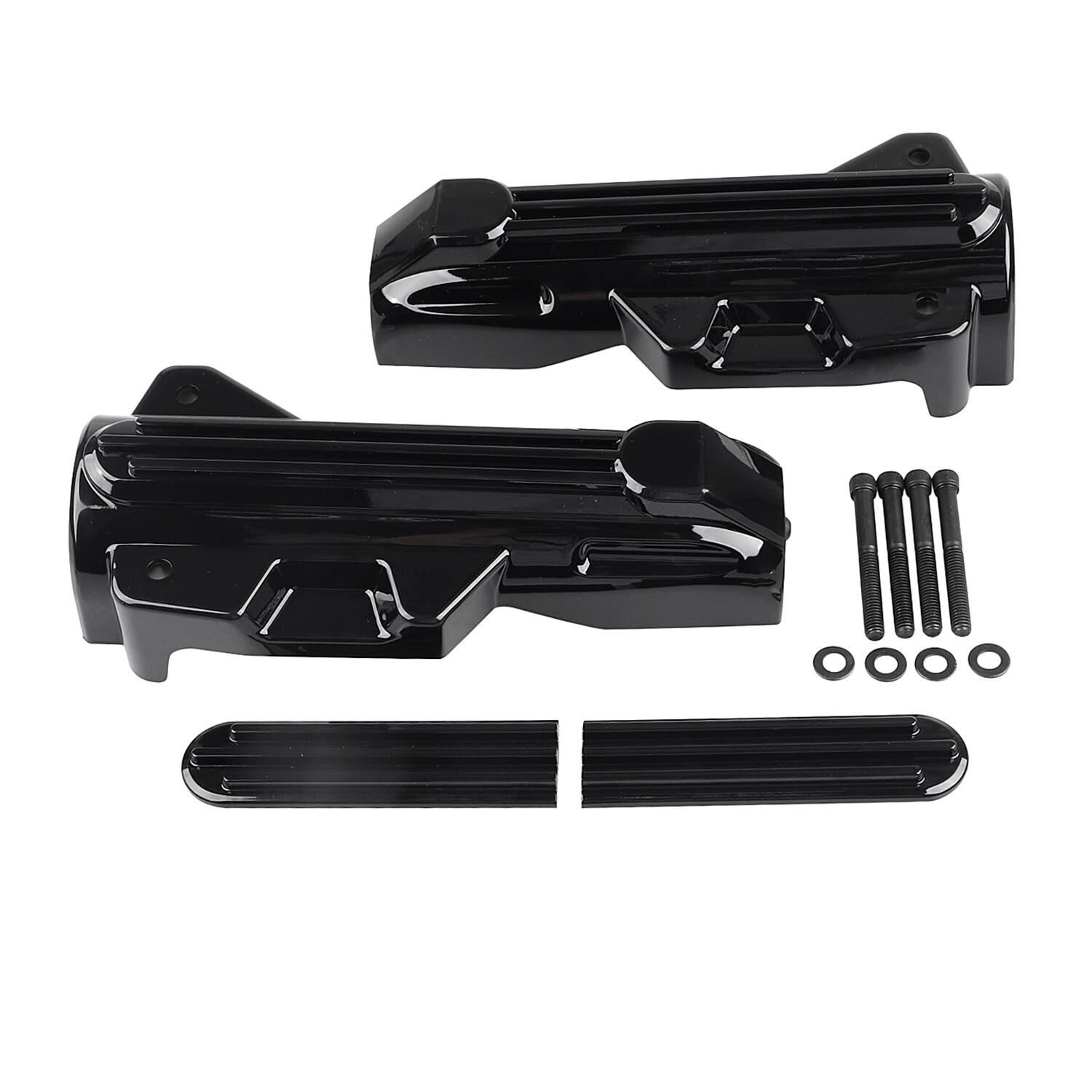 Lower Fork Covers Upper Fork Slider Accent For Harley Touring FLH Models 2014-Up