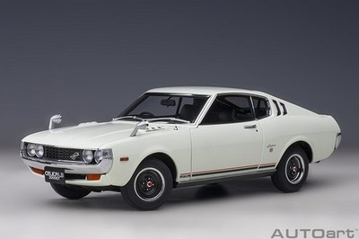 AUTOart 78766 - 1/18 Toyota Celica Liftback 2000GT (RA25) 1973 (White)