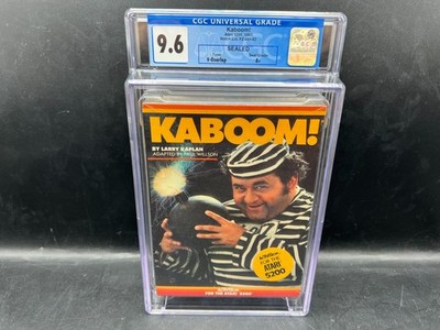 Kaboom! Atari 5200 CGC 9.6 A+ FACTORY SEALED MINT WATA VGA
