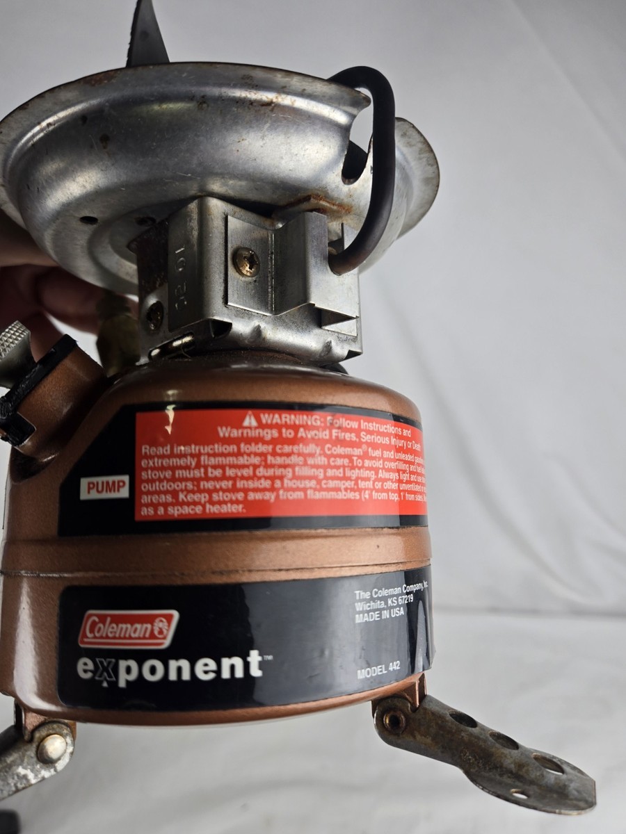 Vintage Coleman Exponent Feather 442 Dual Fuel Hiking Camping
