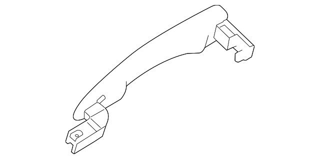 Manija exterior para Nissan Sentra/Rogue 2020-2024 (P/N 80640-6LE7B)