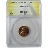1941 D Lincoln Wheat Cent MS 66 RB ANACS Penny Uncirculated SKU:I27929 Denver Lincoln Wheat