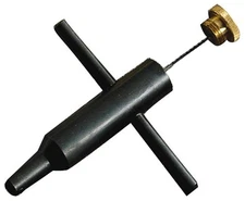 Performance Firearms Muzzleloader Nipple Wrench - Revolver, W/nipple Pick, Black