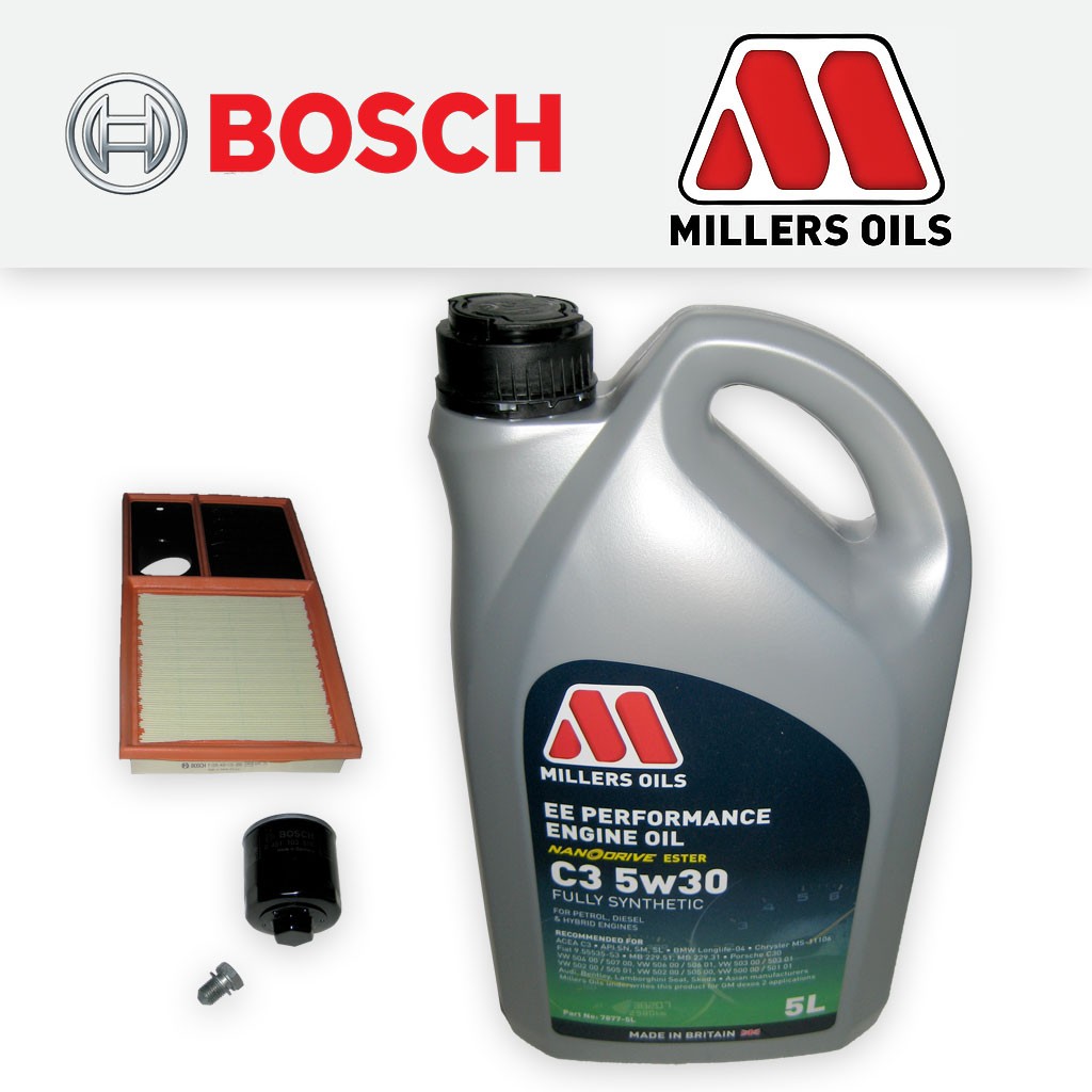 SERVICE KIT VW POLO MK5 6C 6R 1.4 16V CGGB CMAA OIL AIR FILTERS +OIL (2009-2015)