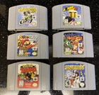 6x Nintendo 64 Authentic Cartridge N64 Games Tested Working Lot Bundle